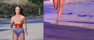 Who ran better: Lynda Carter or Pamela Anderson