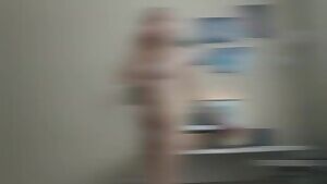 Skinny Blonde In Micro Bikini