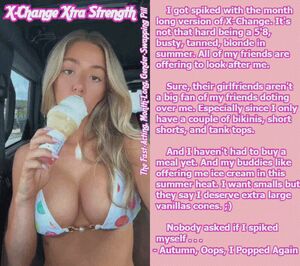 X-Change Big Tits Bikini Blonde Cleavage