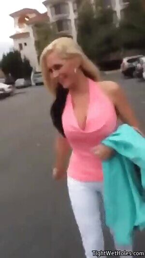Casual hottie on the move... (GIF