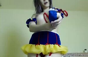 I don't know why I'm surprised; Snow White does live with 7 dudes after all