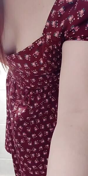 No panties, I hope Jesus will orgive me 😇