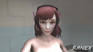 D.va Showing Off
