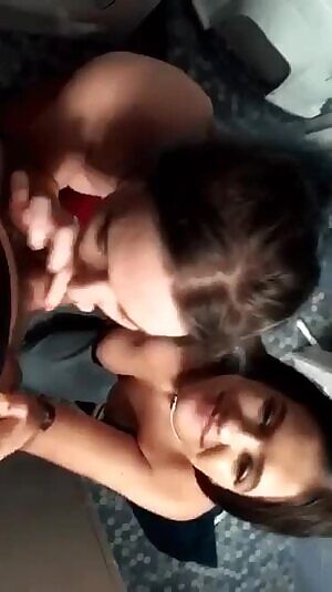 Third Bathroom Double Blowjob Gif!