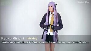 After days of hard work , my most ambitious video project is released now: Kyoko Kirigiri used by a Mysterious Beast