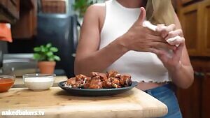 Posted a new naked eating episode. Been a while since one has come out. It's also featuring me. :)