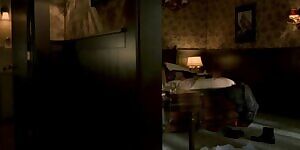 Christina Hendricks riding