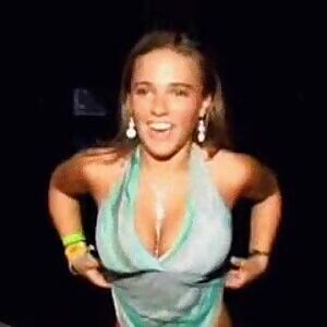 It’s not a party til this busty petite walks in