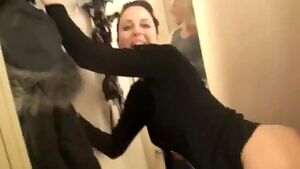 Strapon in the changing room