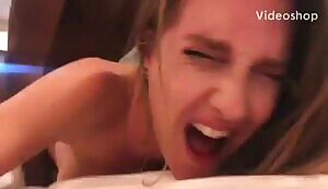 The moment she realized size matters!