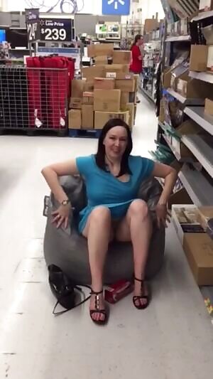 holdthemoan - Trying the bean bags at Walmart