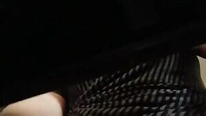 Friends are over and eating dinner. Do you think they know I'm not wearing anything under my dress?