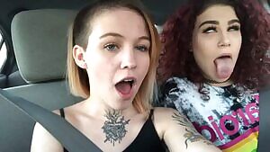 Two girls, 4 crossed eyes