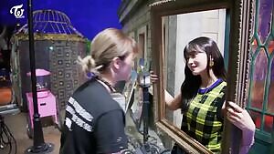 Jeongyeon copping a feel of Momo