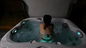 Sunday night fun in the tub