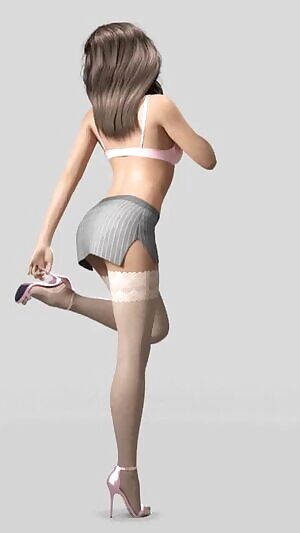 Naughty Janya in 360 3D