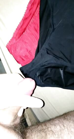 Cumming on my mom's panties felt so good... What do you think about this???