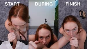 Redheads Blowjob Casting Cum In Mouth