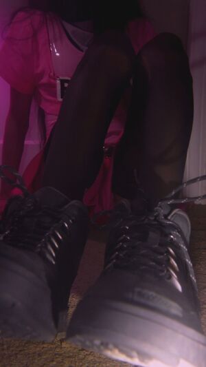Goth Feet Foot Latina Nylon Nylons