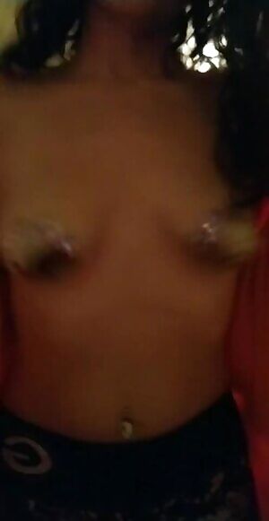 Making sure I got the pasties on good.