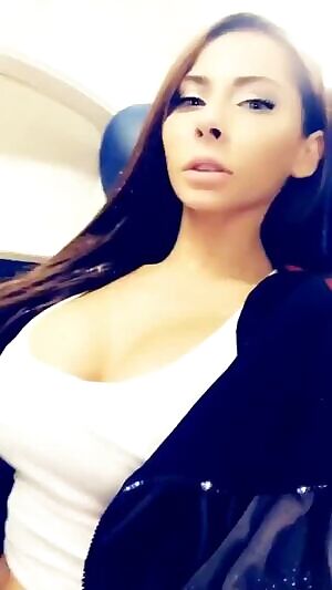 Flashing tits on a plane