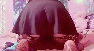 You wanna see what’s up my skirt, Daddy? ☺️✨