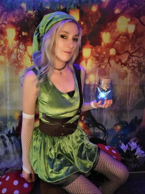 Gamers Blonde Cosplay Costume Cute