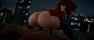 Helen Parr riding dick