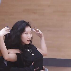 MAMAMOO - Hwasa's boobs being stroked