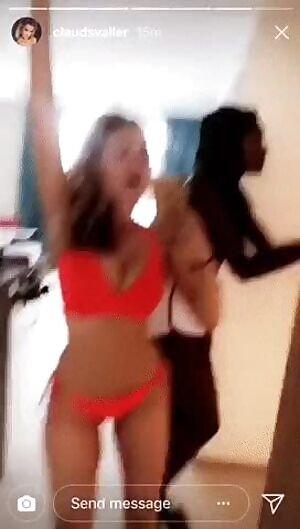 Jiggling beauty got my load