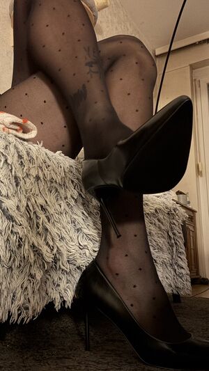 Foot High Heels Nylons Pantyhose Tease