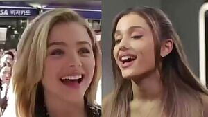 Chloe Grace Moretz & Ariana Grande opening wide