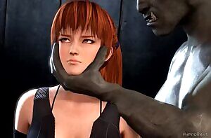 Kasumi Having Fun With An Orc