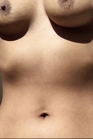 Naked in the backyard...