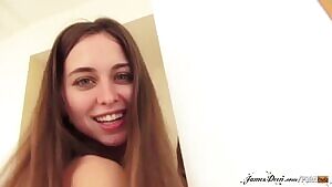 Young Riley Showing Off Her Ass Behind The Scenes