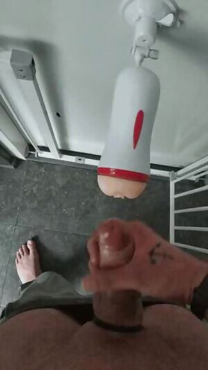 Cockring, lots of oil and a new toy