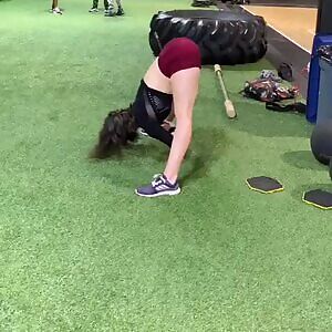 SPLITS TRAINING AT THE GYM