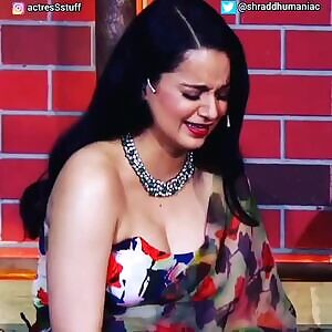 Is your cock jerking as well along with Kangana Ranaut's boobs?
