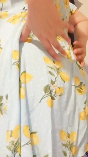 The only way to wear a wrap dress 😇