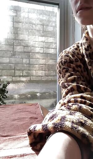 lashing in front of the window