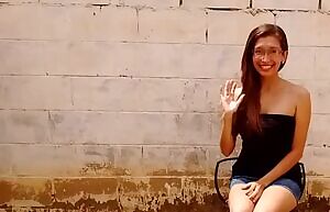 Nerd girl gets pied and slimed by a bully