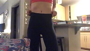 I love the way thongs roll off my butt