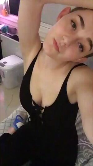 Shaved head, big tits