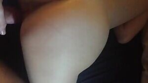 Daddy sliding his cock inside of me and pounding my ass so hard