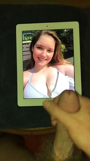 Had a blast covering her chest