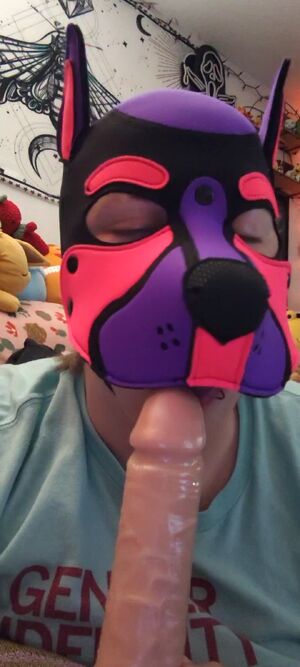 Pup Community Blowjob Dildo FTM Puppy