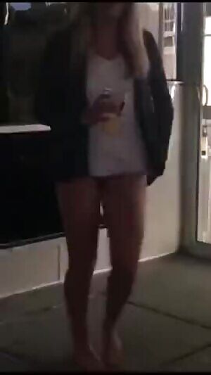 Bottomless Boat Babe Dancing