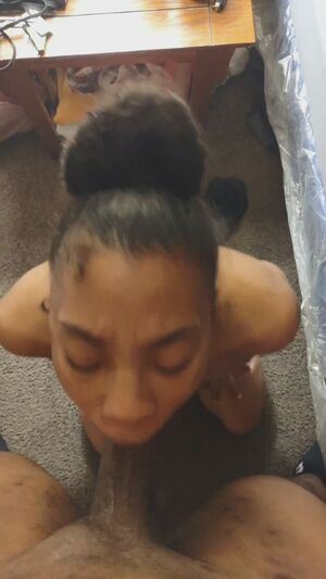 Ebony Facials BBC Big Dick Blowjob
