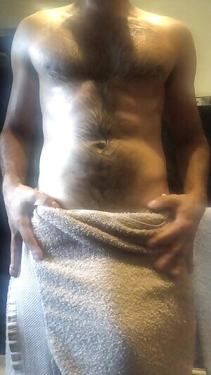 Oops! My towel fell...