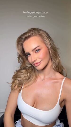 Women Under Water Blonde Model Polish